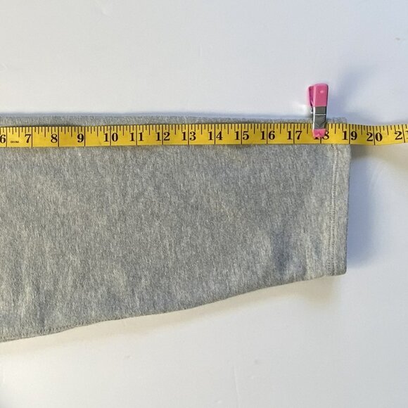 J.Crew University Terry Long Half-Zip Tunic Sweatshirt Gray Size Large - Picture 8 of 13